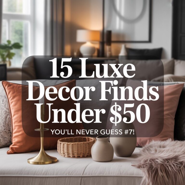 Refreshing a room doesn’t have to drain your budget. In fact, some of the smartest updates come from affordable pieces that layer in texture, color, or personality without the price tag. I’ve rounded up 15 decor finds under $50 that can instantly make your home feel pulled together.