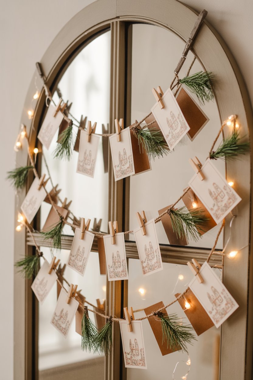 Turn cards into decor instead of clutter.