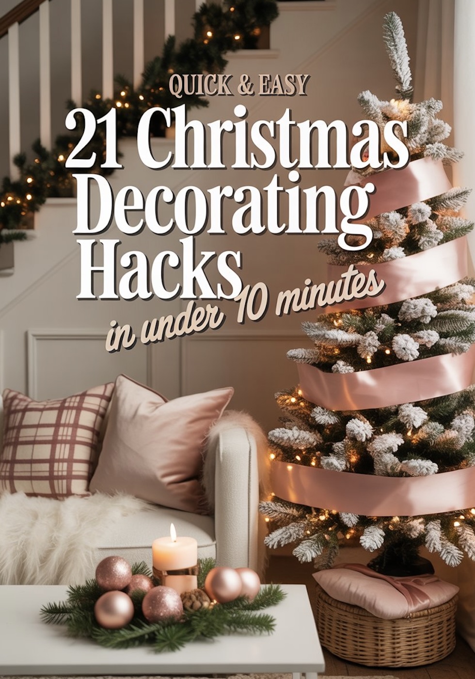 A few quick Christmas decorating hacks can turn your home from everyday to holiday-ready — in less time than it takes to make cocoa.