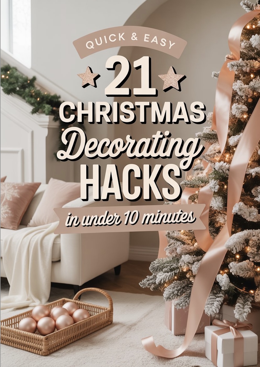 A few quick Christmas decorating hacks can turn your home from everyday to holiday-ready — in less time than it takes to make cocoa.