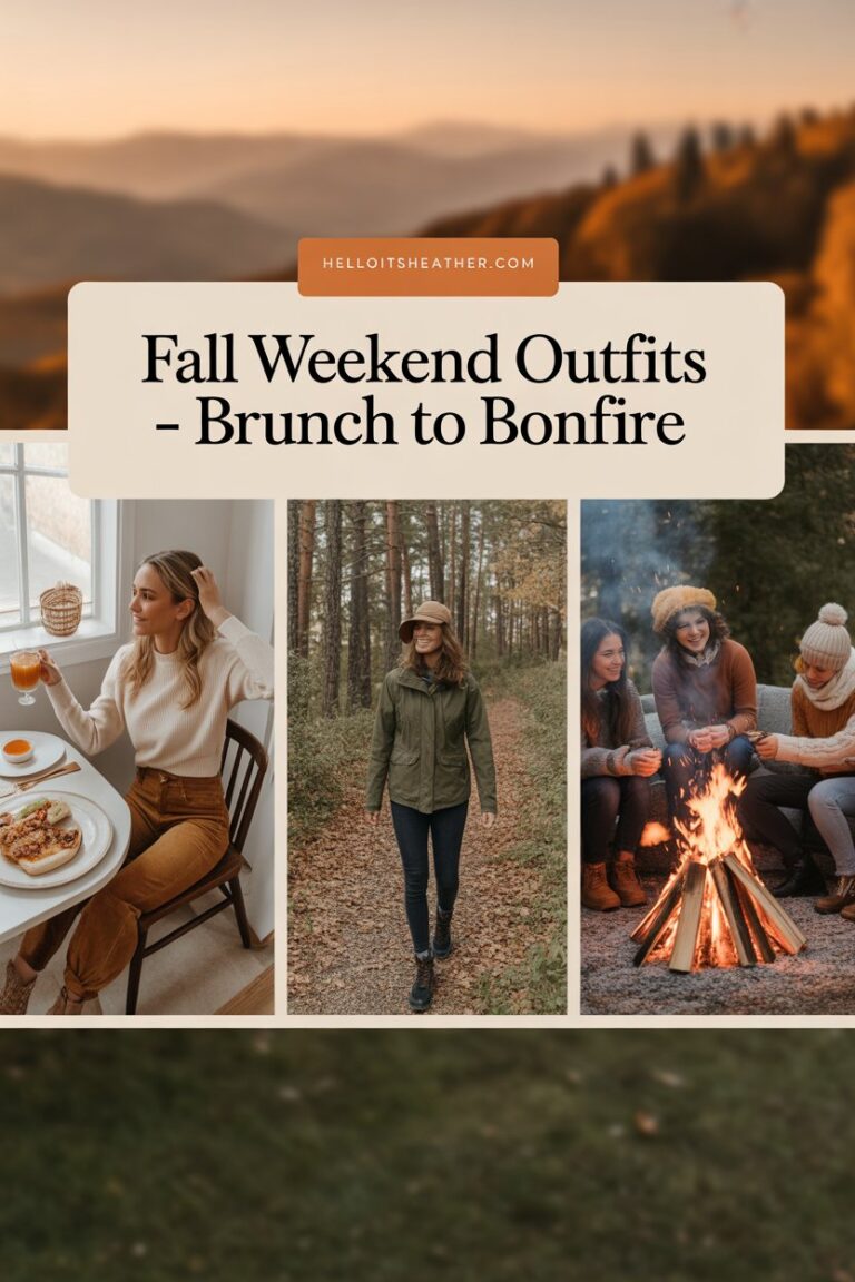Fall weekends fill up fast — brunch with friends, errands that turn into lunch dates, and evenings that somehow end around a fire with a drink in hand.