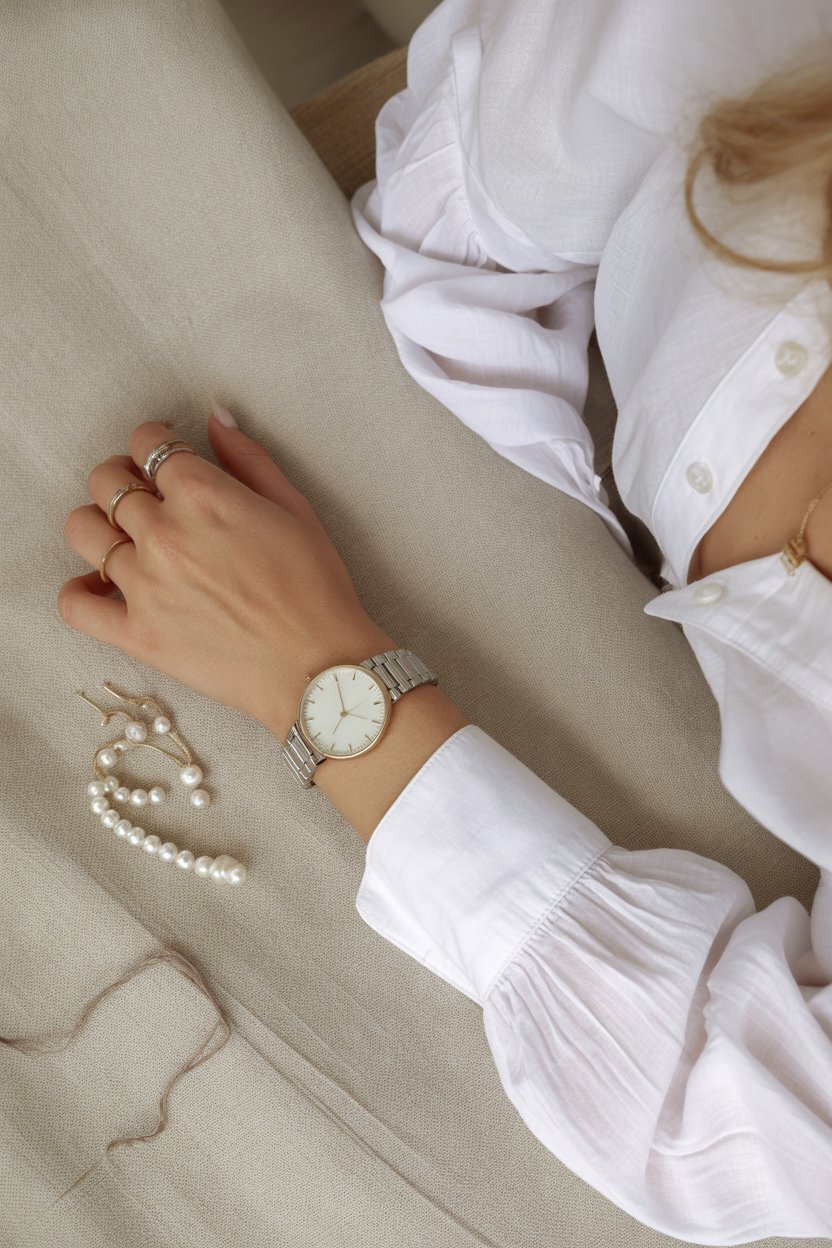 White, chambray, or striped — wearable solo or layered. Looks just as good half-tucked into jeans as it does under a sweater.