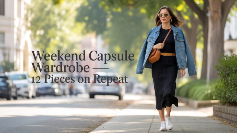 A capsule wardrobe takes the stress out of “what do I wear?” and turns it into “which combo do I feel like today?”