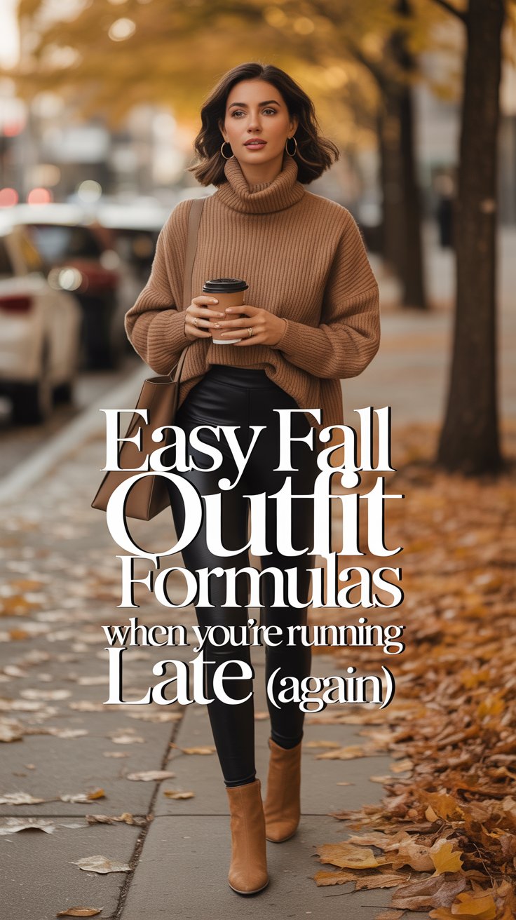 Keep these five grab-and-go outfit formulas on standby and you’ll look polished in five minutes flat. 