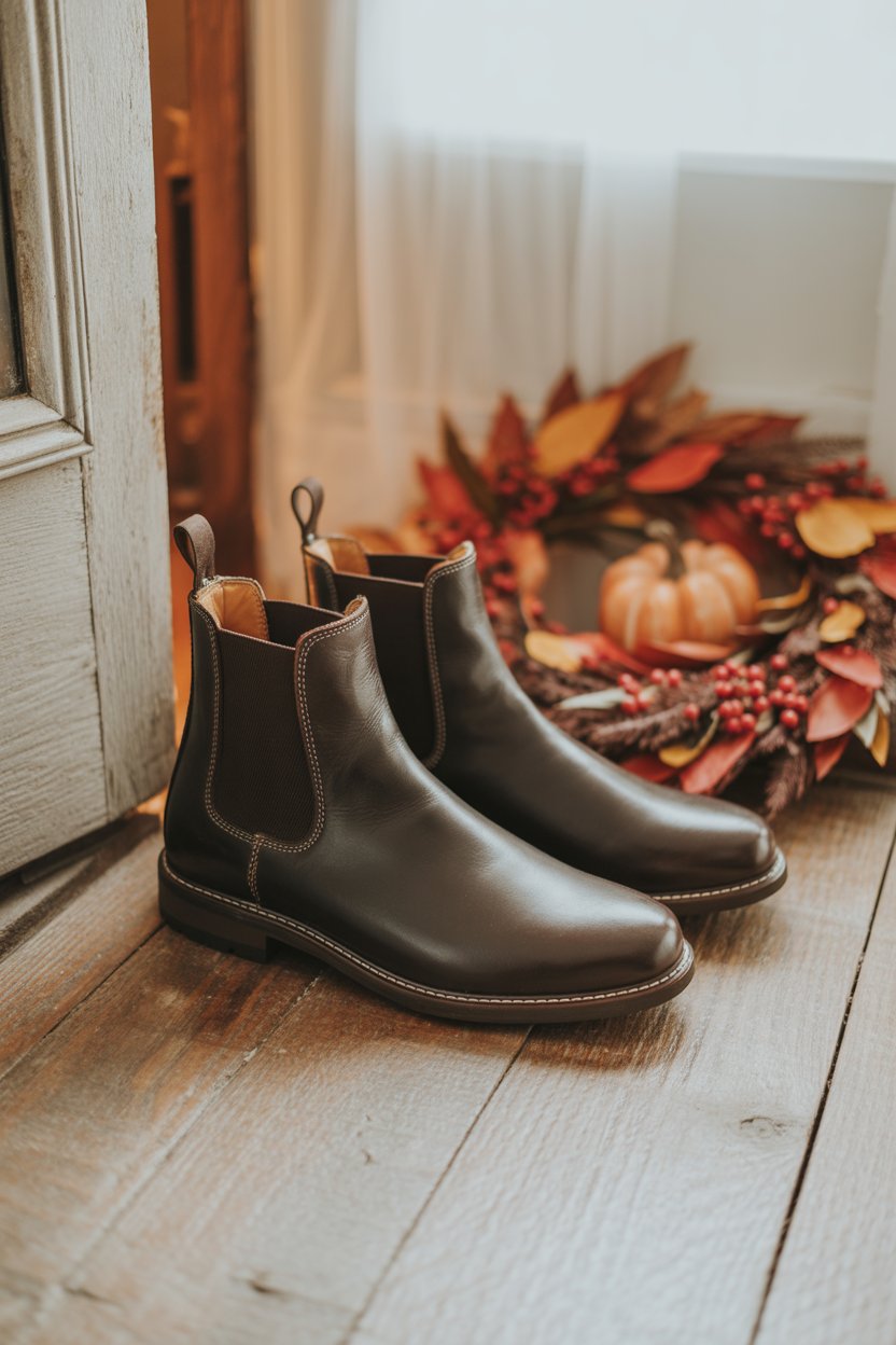 A flat Chelsea or lug-sole boot that can handle errands, sideline cheering, and dinner out. 