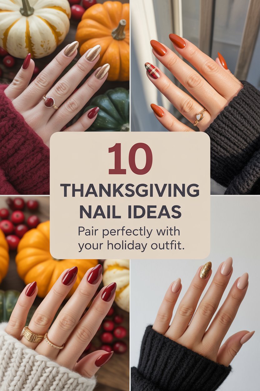 Thanksgiving is the perfect excuse to lean into warm tones, subtle shimmer, and cozy textures that feel festive without crossing into full holiday sparkle.