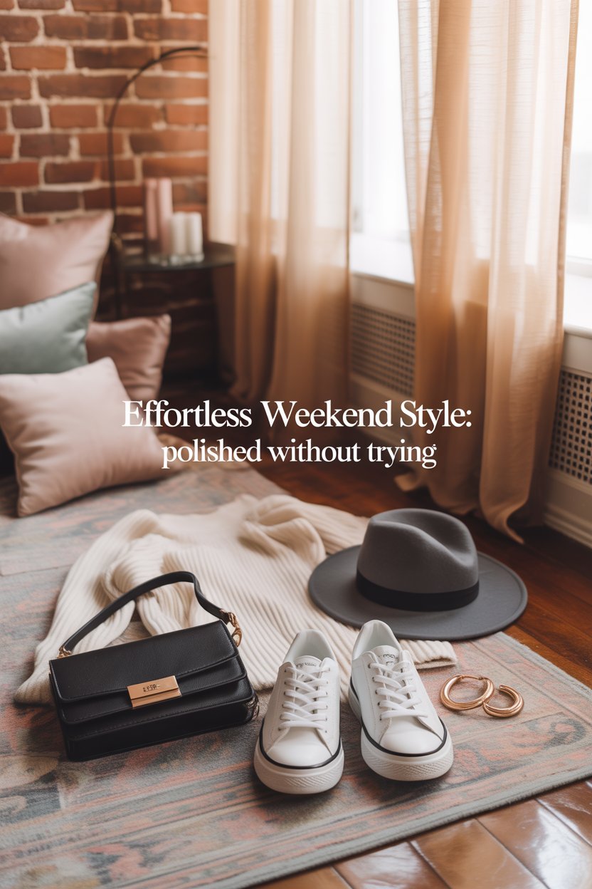 There’s an art to looking like you didn’t try — especially on the weekend.