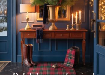 Ready to turn your entryway into a cinematic first impression? Let’s layer in seven signature touches that marry heritage style with holiday sparkle.