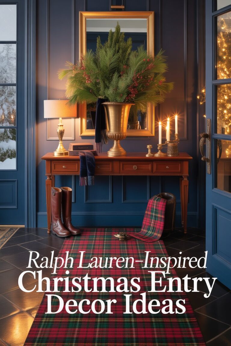 Ready to turn your entryway into a cinematic first impression? Let’s layer in seven signature touches that marry heritage style with holiday sparkle.