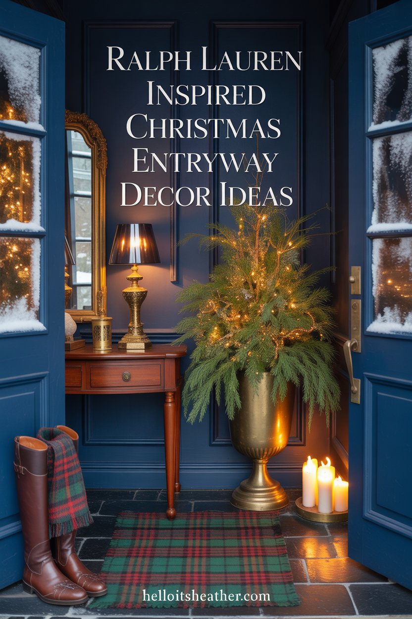 The holidays should greet your guests with a hush of luxury, not a shout of tinsel.