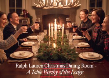 Glowing candles, layers of plaid, gleaming brass, and a meal that could last for hours. It’s not about perfection; it’s about atmosphere.