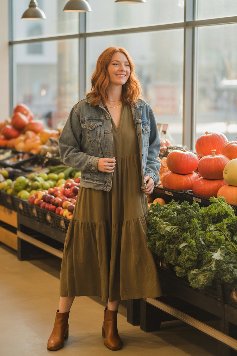 A knit or shirt dress makes the best wardrobe multitasker.