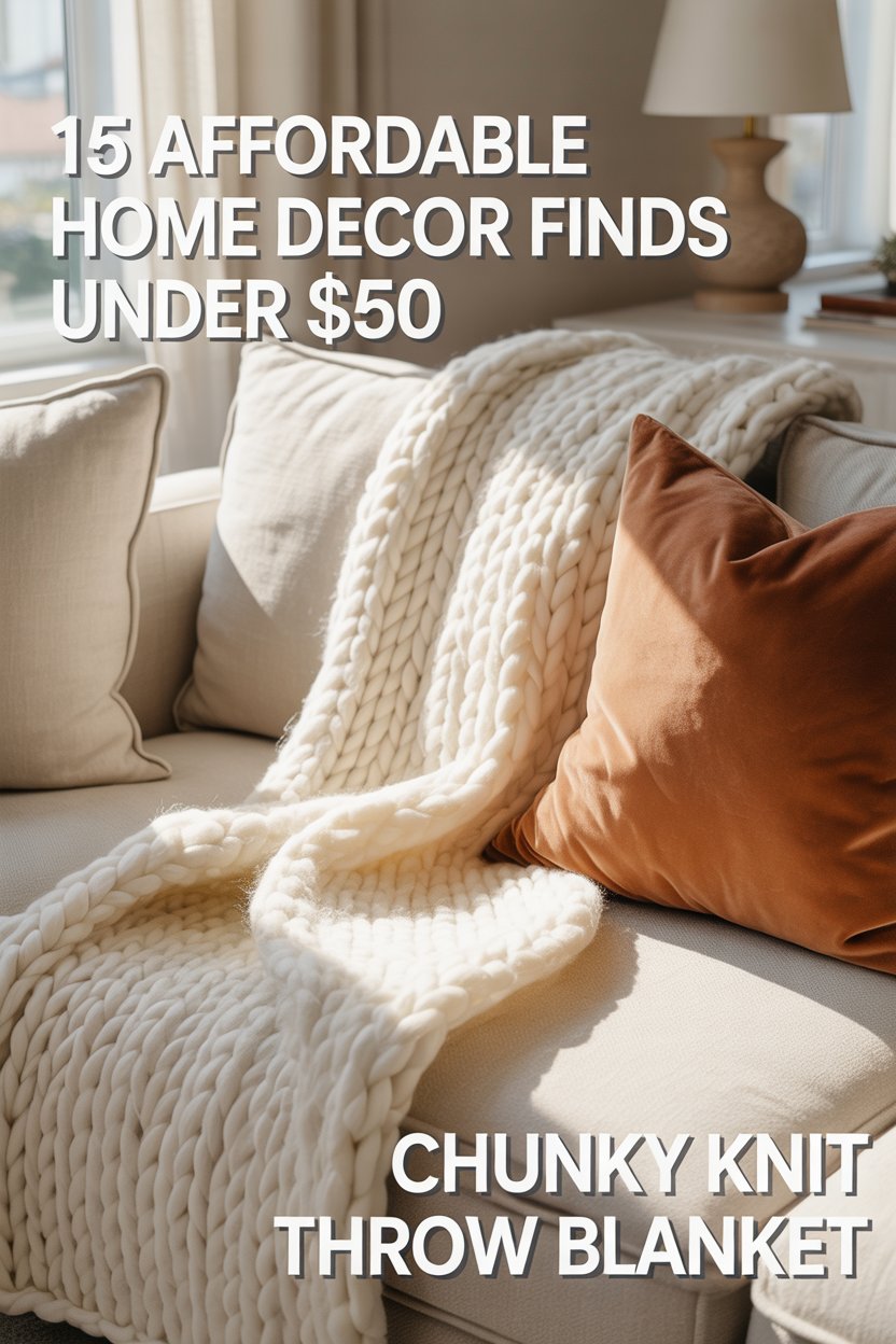 Nothing says “cozy Netflix night” like a weighty, oversized knit. 