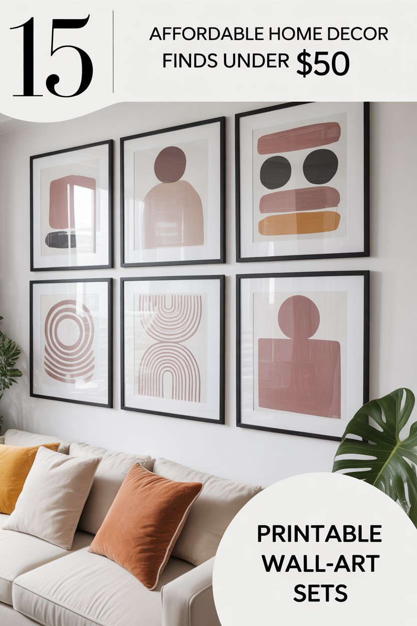 Affordable art = instant personality.