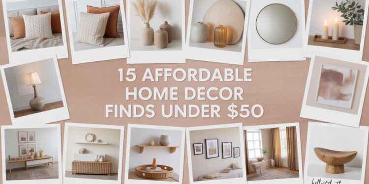 Grab a throw, swap a pillow, light a faux candle, and watch your home glow up overnight.