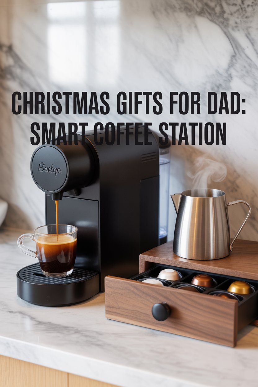 Turn his morning ritual into a barista moment.