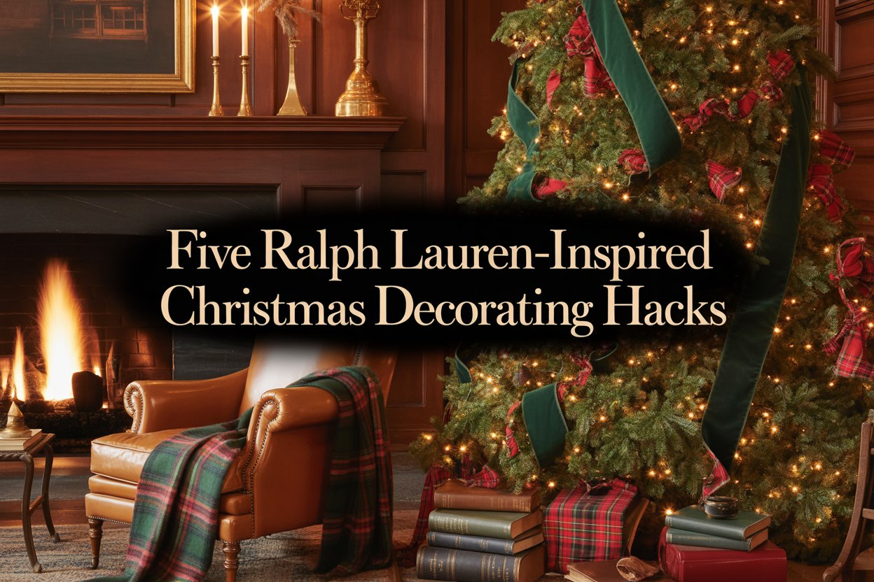 These five quick hacks channel Ralph Lauren’s iconic mix of tartan, leather, and brass—no full remodel required.