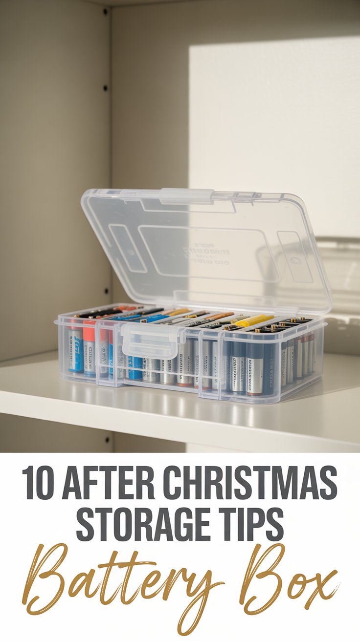 Store them in a polypropylene box with a foam insert—positive ends all facing one way to prevent discharge.