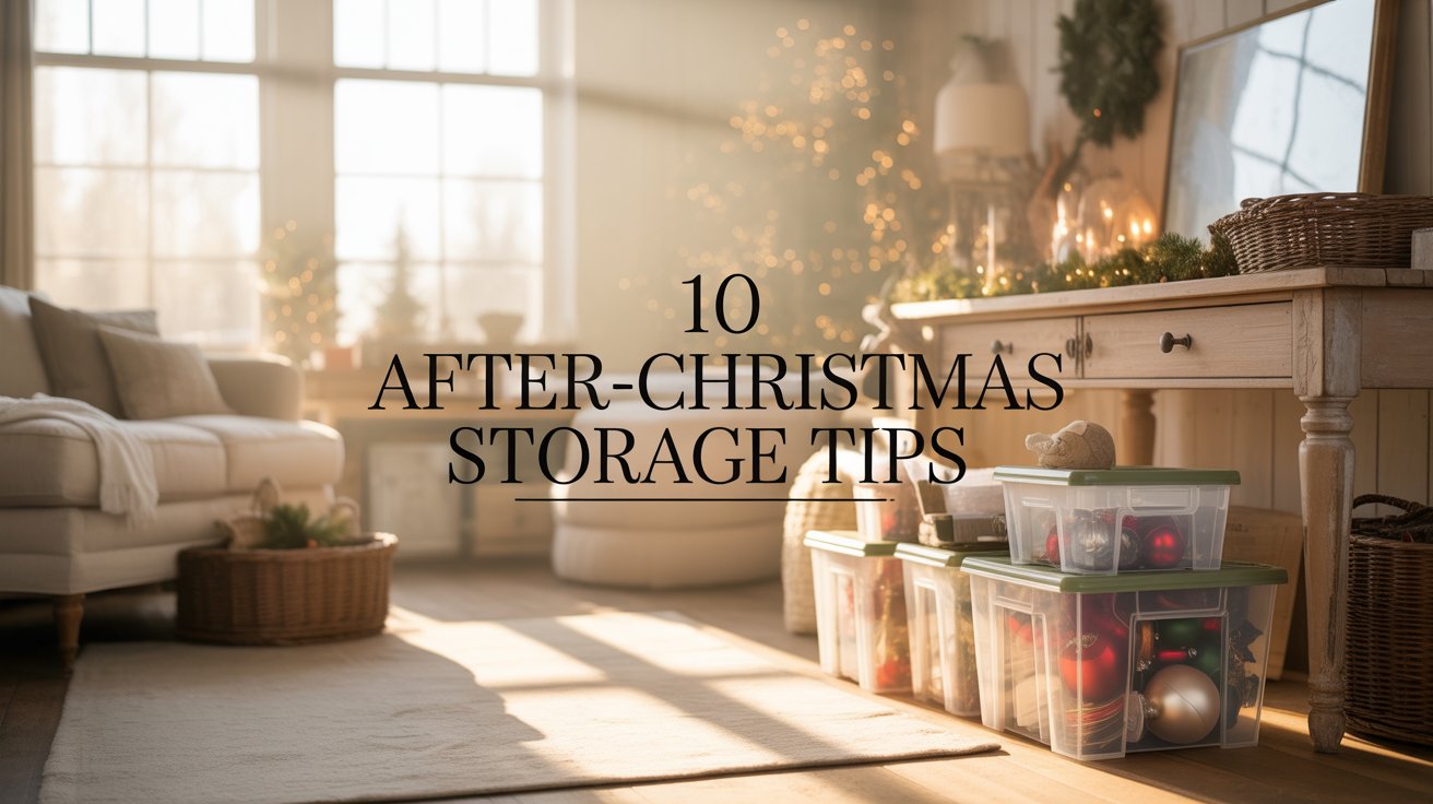 Those twinkling lights and velvet stockings made your home feel like a Hallmark set—until December 26th hit and the sparkle became straight-up clutter.