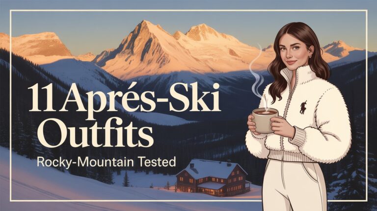 Living year-round at 9,000 feet means my wardrobe has to work harder than a chair-lift on a bluebird day.