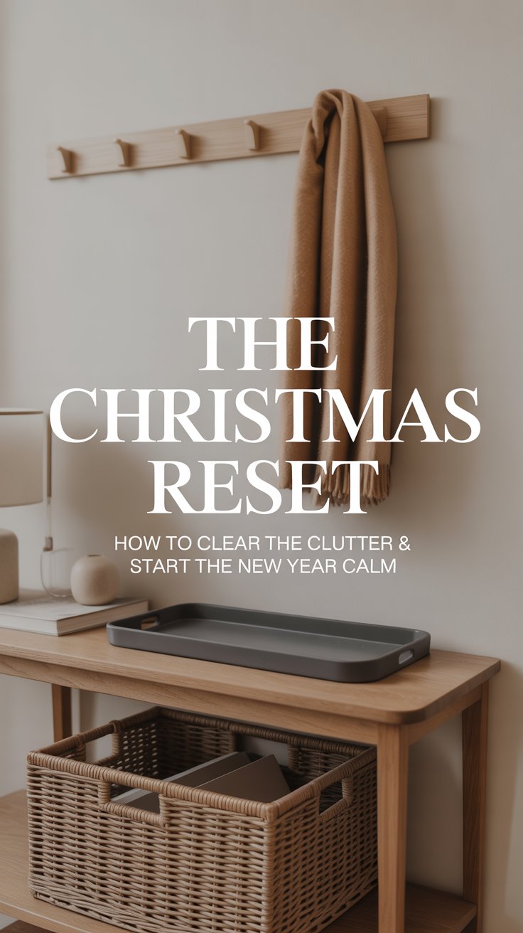 One day the twinkle lights feel soothing; the next, every gift bag screams at you from the corner. If the glitter has turned to visual noise, it’s time for a gentle Christmas Reset. 