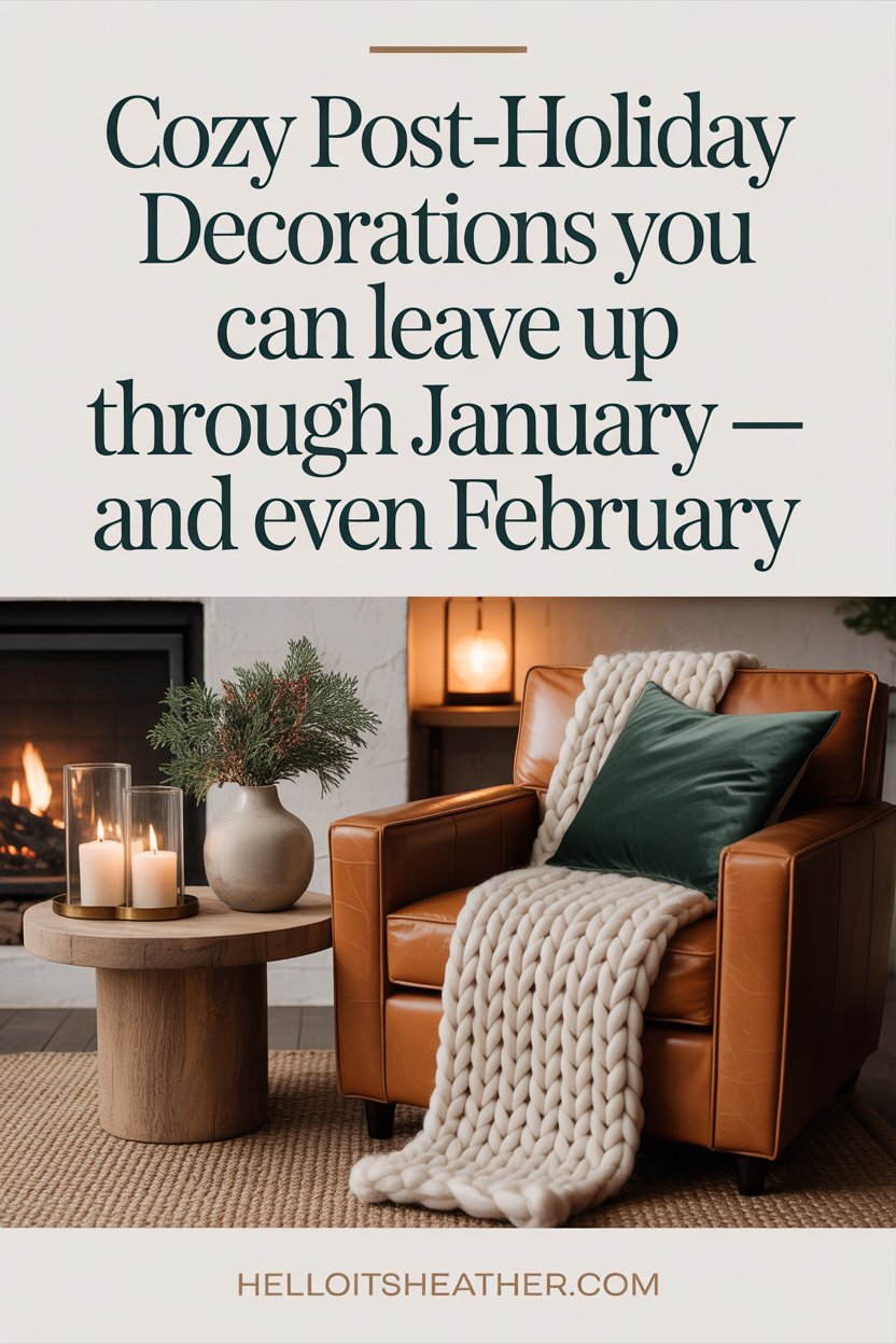 January’s hush is the perfect backdrop for cozy, winter-lodge vibes that last well past the holidays.