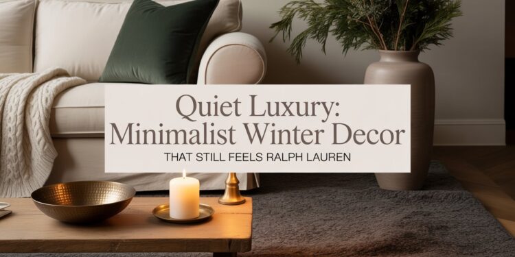If your heart beats for the Ralph Lauren lodge look but your eyes crave clean lines after the holidays, this post is for you.