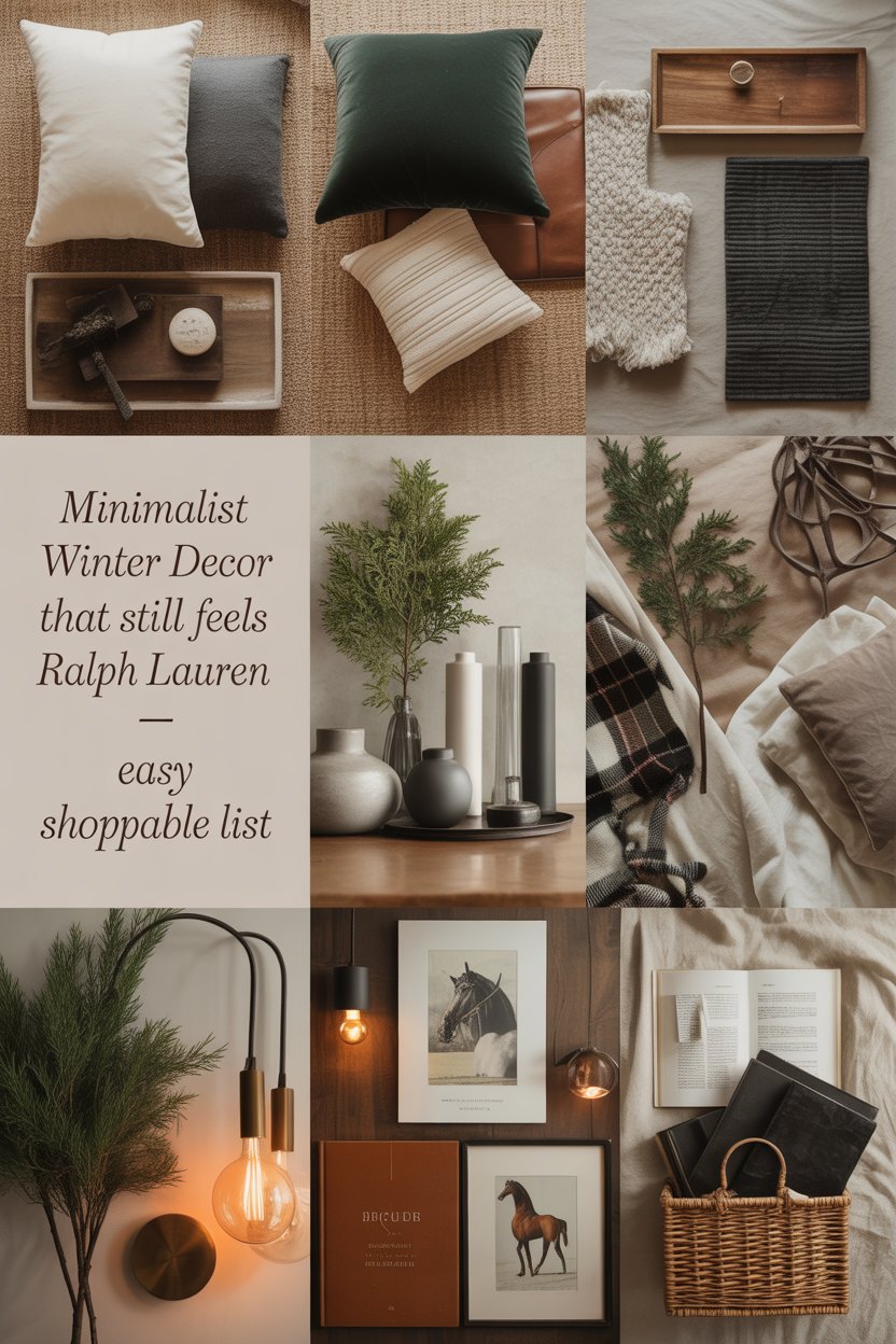 RL Minimalist Winter Shopping List