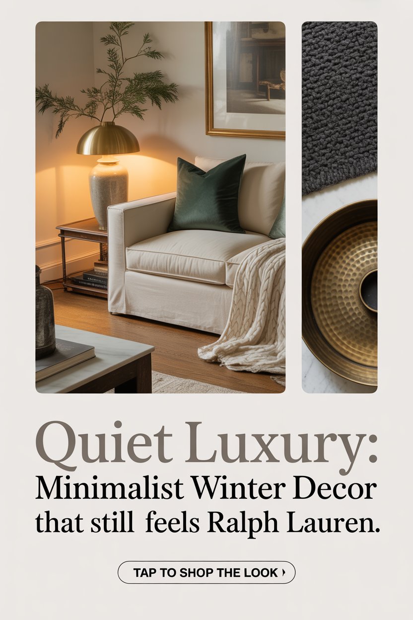 If your heart beats for the Ralph Lauren lodge look but your eyes crave clean lines after the holidays, this post is for you.