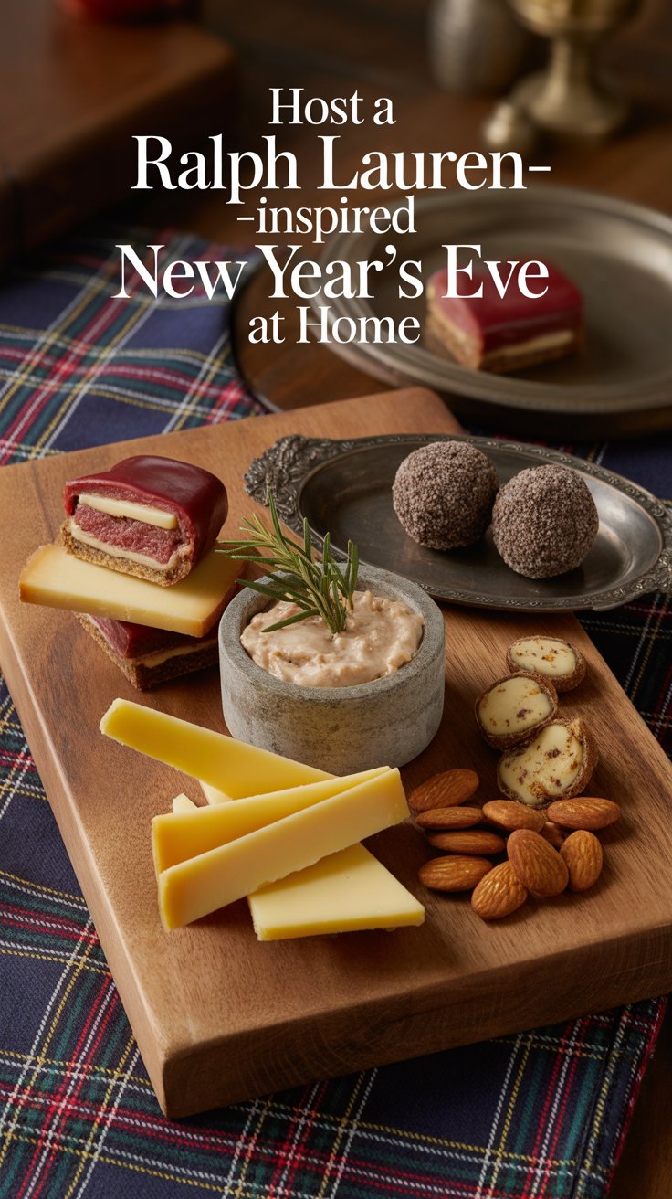 Charcuterie that can sit, warm appetizers you can prep ahead, and indulgent yet simple desserts let you be present with guests. 