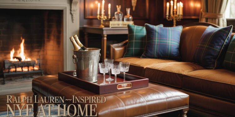 When you channel Ralph Lauren, you’re curating an atmosphere, not a trend: think burnished brass, supple leather, and just enough candlelight to make everyone look and feel their best.