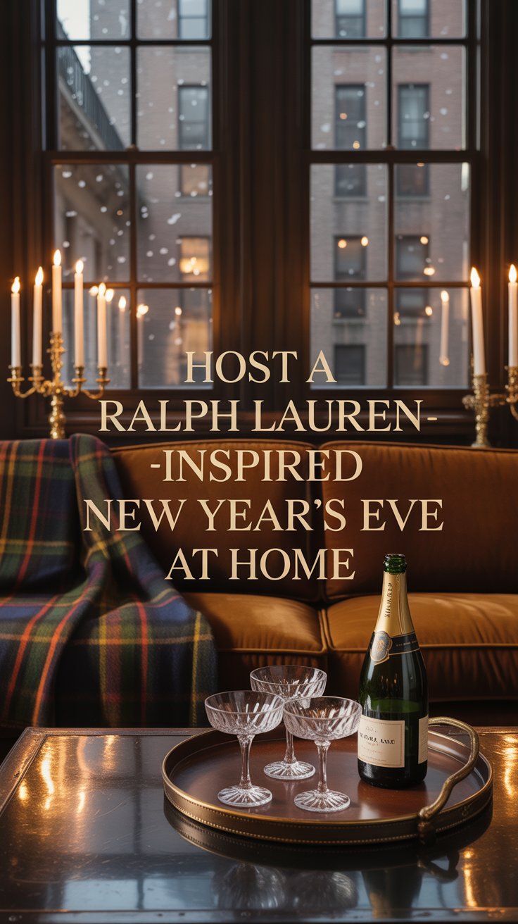 There’s something quietly powerful about staying in on New Year’s Eve and doing it well. No lines. No noise. No over-the-top sparkle that feels dated by January 2nd.
