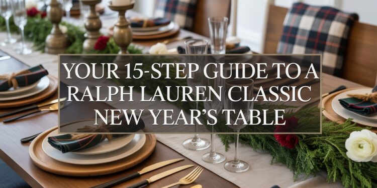 By the time the clock strikes midnight, your table will feel luxe yet effortless—and look just as chic the next morning over leftover brioche and black coffee.