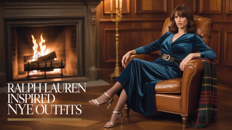 If sequins feel like a one-night stand, consider the Ralph Lauren approach: timeless tailoring, heirloom fabrics, and a color palette that whispers instead of shouts.
