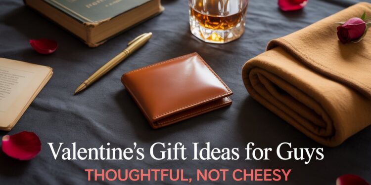 Shopping for men on Valentine’s Day can feel like wandering into a hardware store with no list and a vague sense of panic.