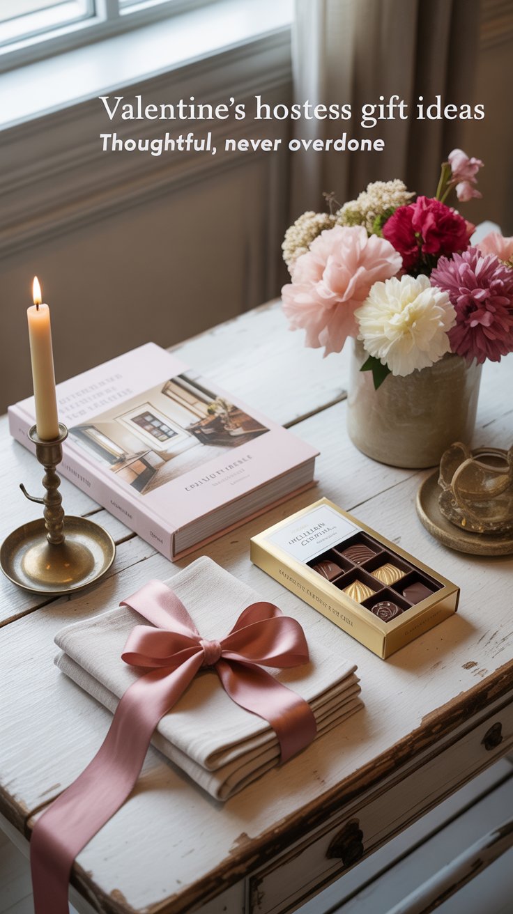 The best Valentine’s hostess gifts are simple, timeless, and easy to say yes to—nothing novelty, nothing overly romantic, just thoughtful pieces that feel right for the season and well beyond it.