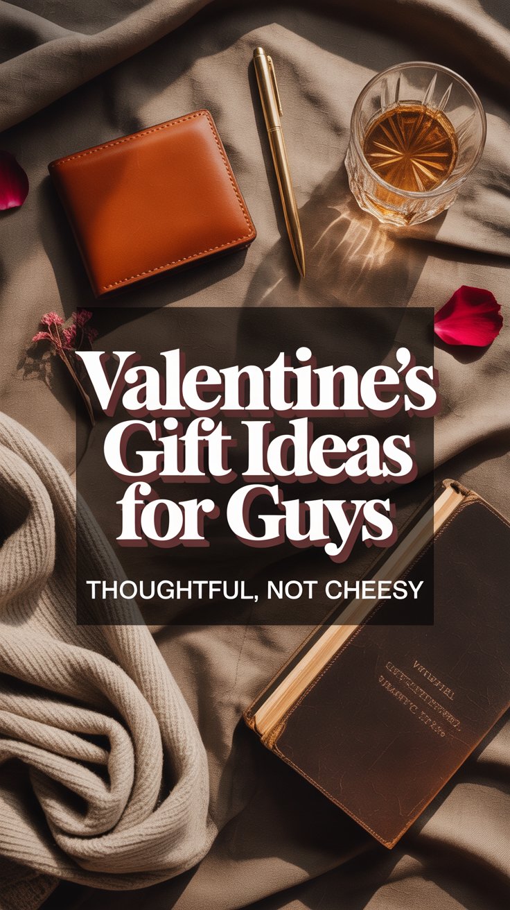 This year, skip the gimmicks. Think classic, vintage-inspired pieces he’ll use every day—items with heirloom energy that quietly remind him of you long after February 14th.