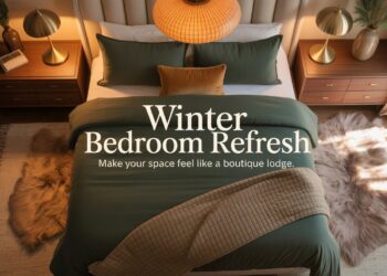 With seven strategic swaps—touch-me textures, cocooning colors, and glow-worthy lighting—you’ll step into a space that hugs you back like a high-end mountain lodge.