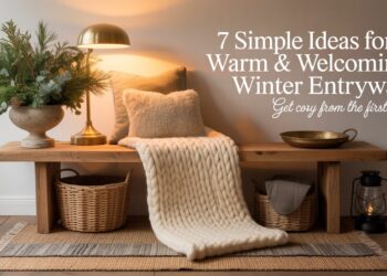 Your entryway is the very first “hello” your home offers—but post-holiday it can feel bare, cold, and a little blah. If you’re craving that instant cozy hug the moment you step inside, I’ve got you.