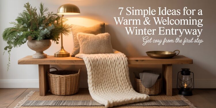 Your entryway is the very first “hello” your home offers—but post-holiday it can feel bare, cold, and a little blah. If you’re craving that instant cozy hug the moment you step inside, I’ve got you.