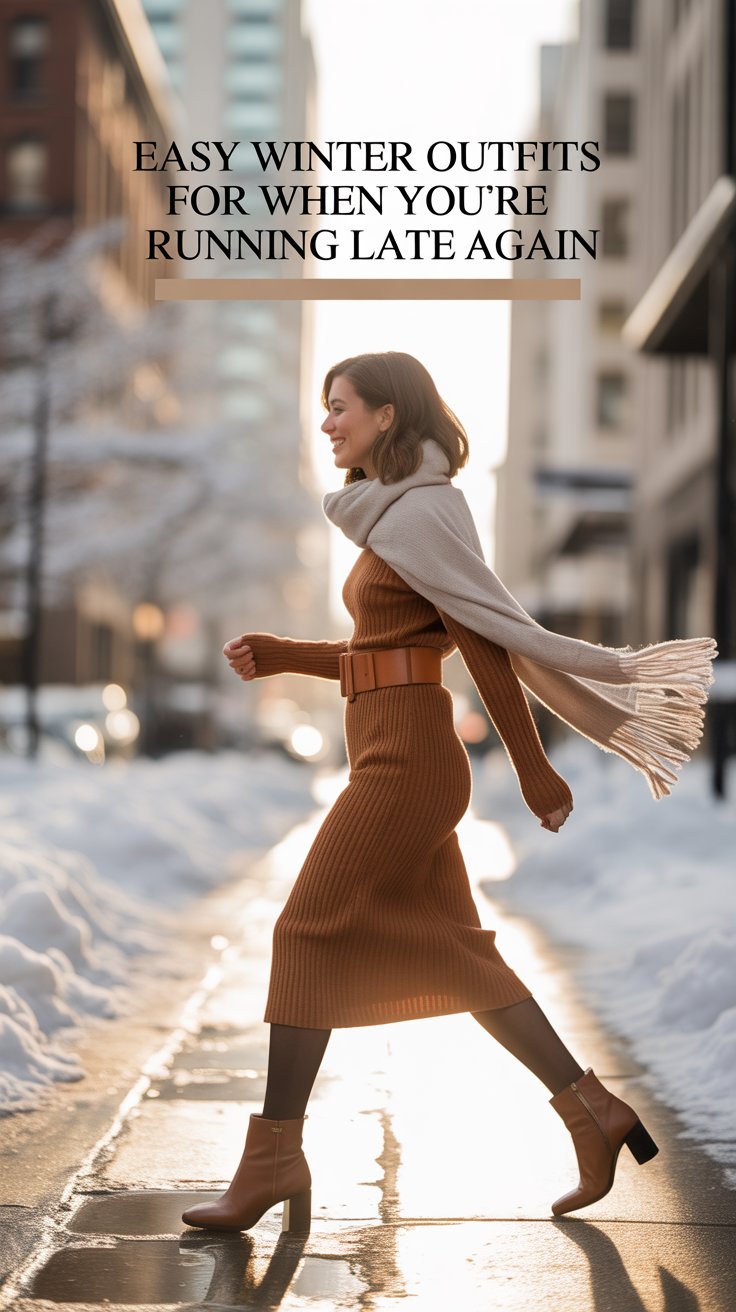 Think plush knits, figure-friendly silhouettes, and proportion tricks that do the sartorial heavy lifting for you.