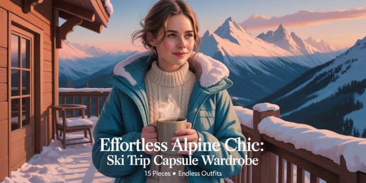 I’ve been there—shivering in bulky layers that don’t match and wondering why my luggage weighed more than my skis. The secret? A tight, 15-piece capsule in crisp alpine neutrals (glacier blue, optic white, charcoal, and pine green) that mixes, matches, and keeps you toasty from first chair to fireside fondue.