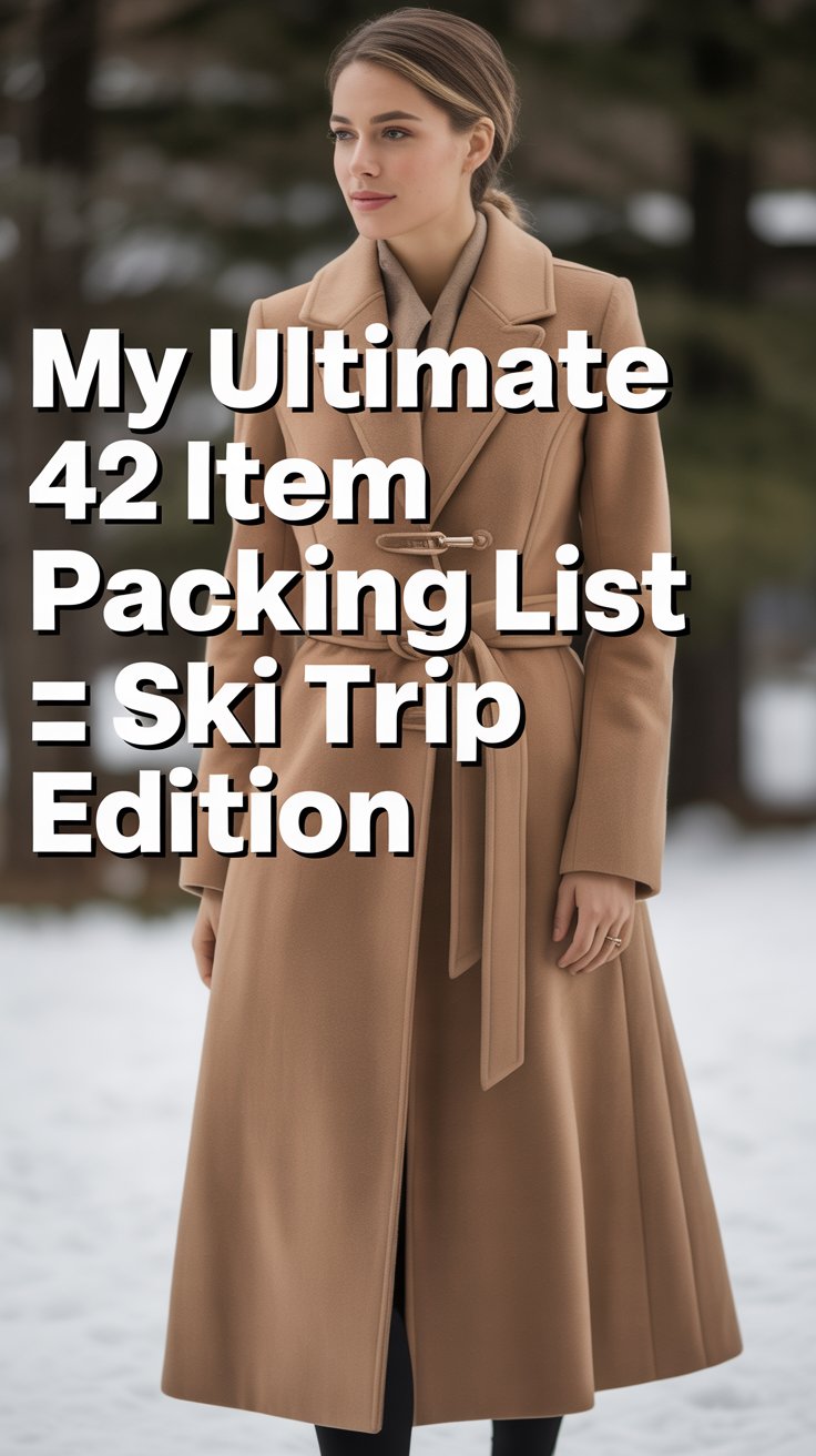This ultimate list of 42 curated essentials solves it all: mix-and-match pieces in soft neutrals like camel, black, and gray for effortless style, with moisture-wicking fabrics that keep you dry, warm, and chic from slopes to dinners.