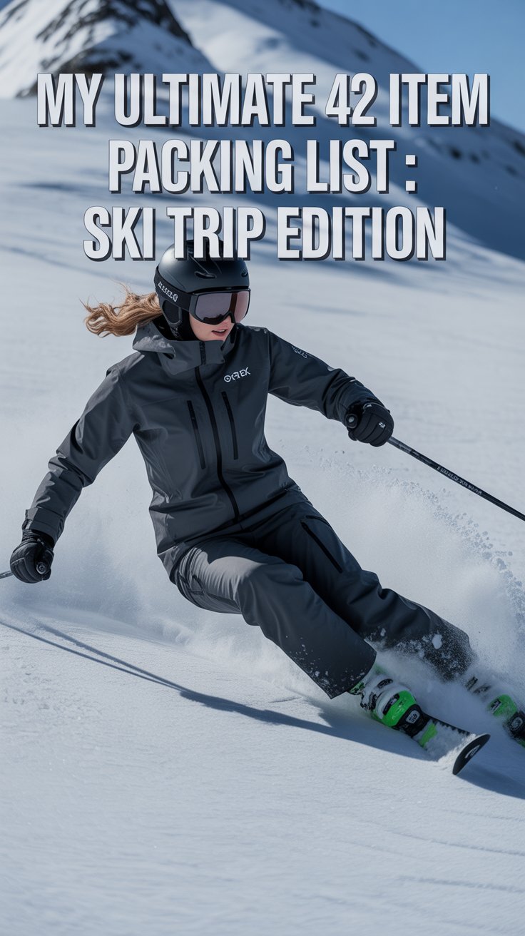 This ultimate list of 42 curated essentials solves it all: mix-and-match pieces in soft neutrals like camel, black, and gray for effortless style, with moisture-wicking fabrics that keep you dry, warm, and chic from slopes to dinners.