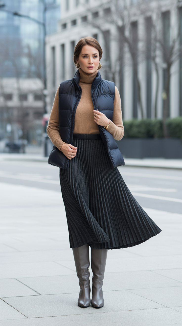 My streamlined winter capsule wardrobe changes everything with versatile neutrals like camel, black, ivory, and gray in luxe fabrics that layer beautifully.