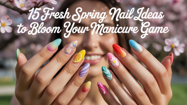 Dive into my 15 must-try spring nail designs—easy, affordable, and full of vibe-shifting magic that'll have everyone asking for your nail artist's number.