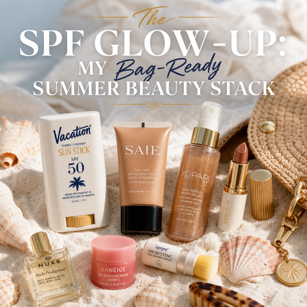 The SPF Glow-Up My Bag-Ready Summer Beauty Stack hero image