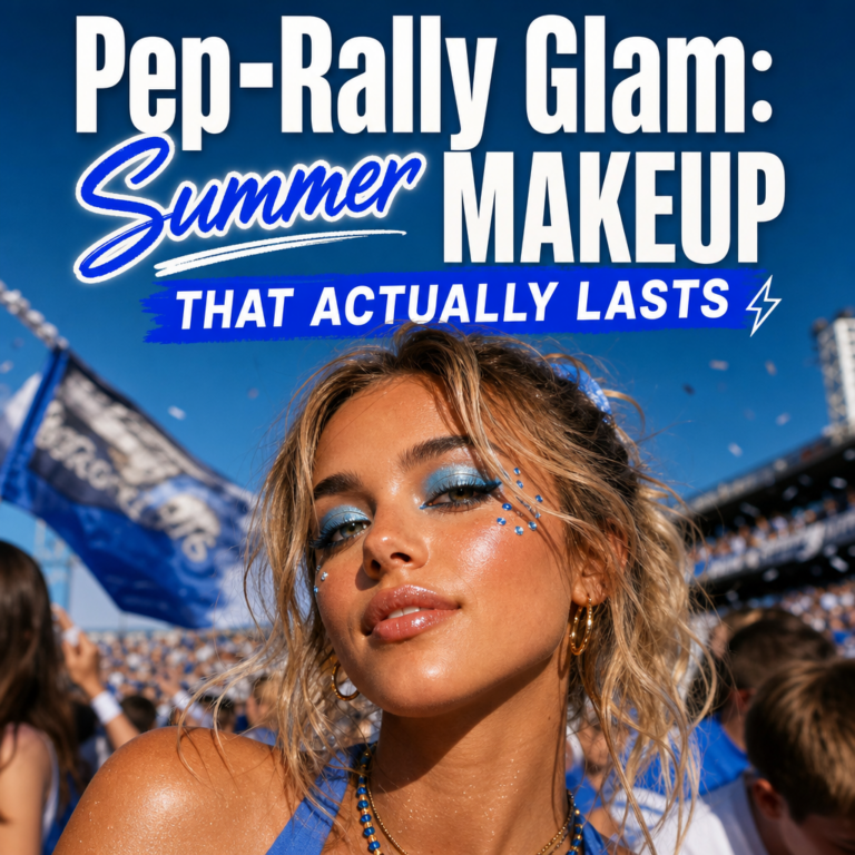 Pep-Rally Glam Summer Makeup That Actually Lasts hero image
