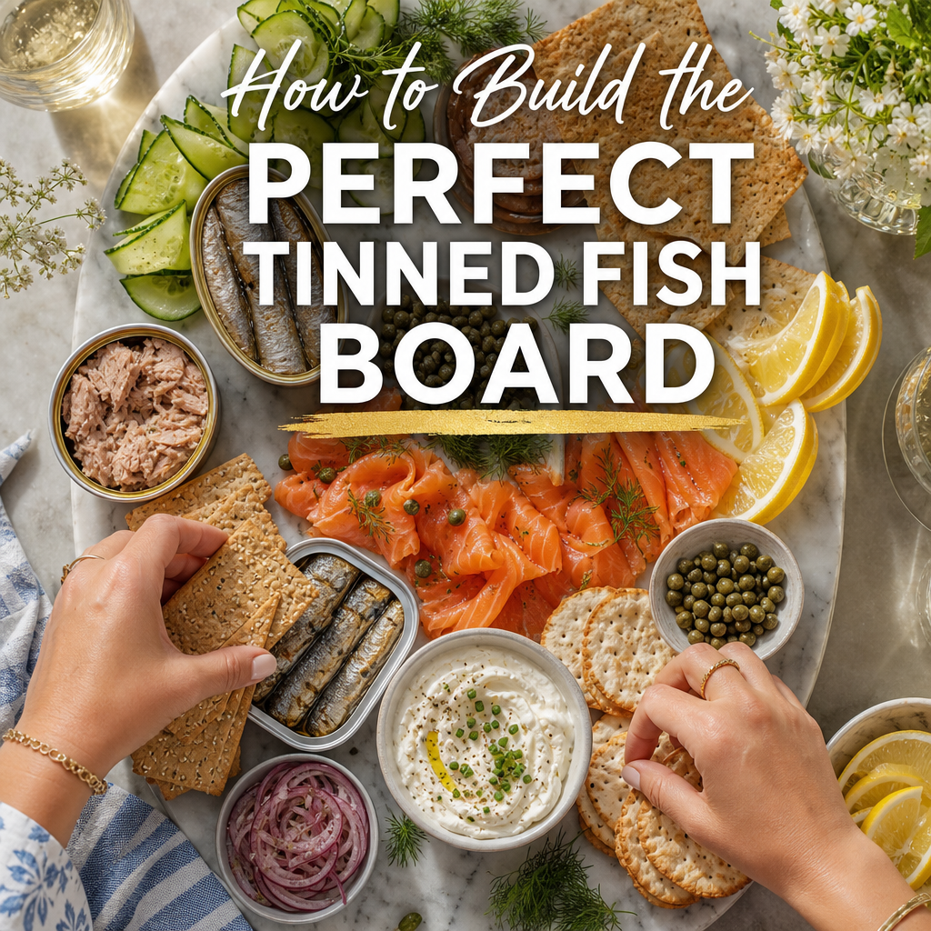 How to build a tinned fish charcuterie board — step by step summer entertaining