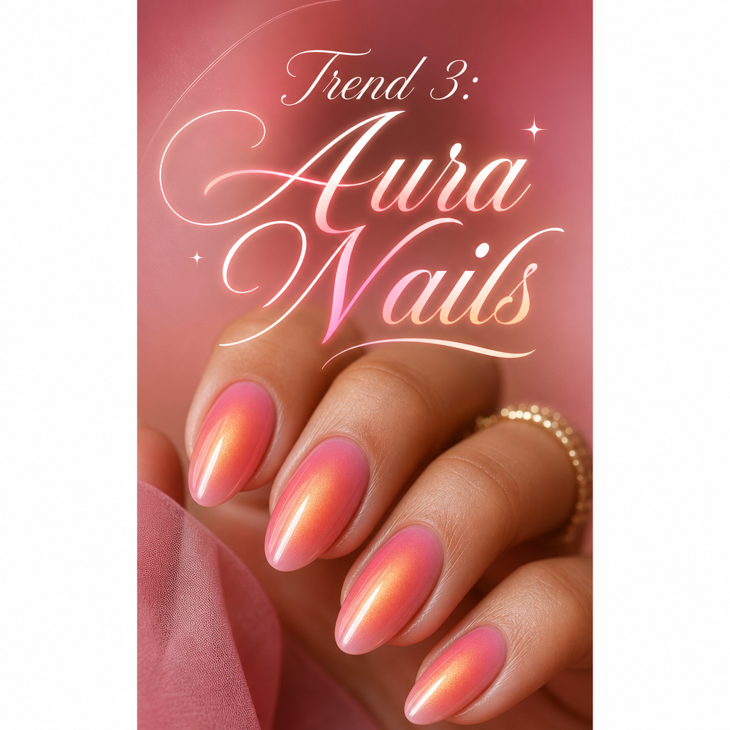 Aura nails summer 2026 — blended gradient ombre nail art trend